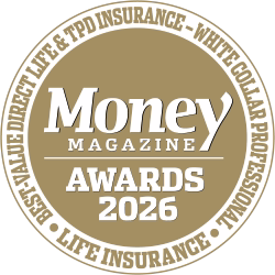  Money Magazine Life Insurance Awards – Best Value Direct Life and TPD Insurance, White Collar Professional 2026