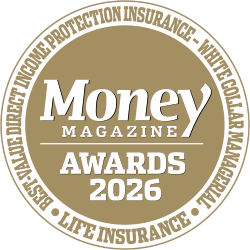 Money Magazine Life Insurance Awards 2026 – Best Value Direct Income Protection Insurance, White Collar Managerial