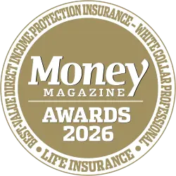 Money Magazine Life Insurance Awards 2026 – Best Value Direct Income Protection Insurance, White Collar Professional